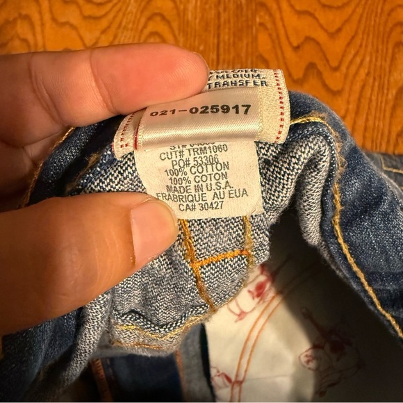 True Religion Men's Vintage Billy Bootcut Jeans Size 36x33 Relaxed Made In USA - Picture 11 of 16